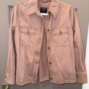 Abercrombie & Fitch Women's Muave/Light Purple Utility Jacket